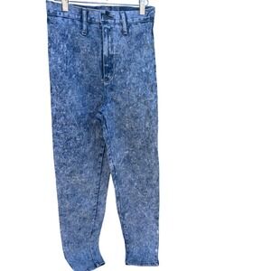 Landing Gear Acid Wash High Waisted Mom‎ Jeans Size 9